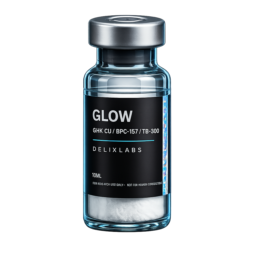 GLOW 70 mg Blend | GHK-Cu BPC-157 TB-500 KPV